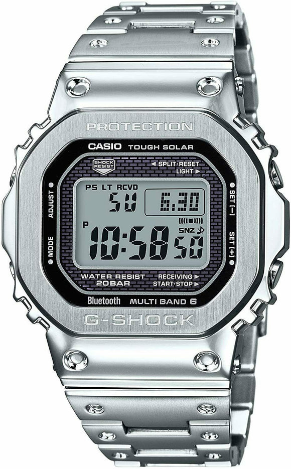 Casio G-Shock Full-Metal Square-Face Stainless Steel Men's Watch GMW-B5000D-1