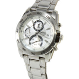 Seiko Criteria Silver Dial Retrograde Chronograph Men's Watch SPC017P1