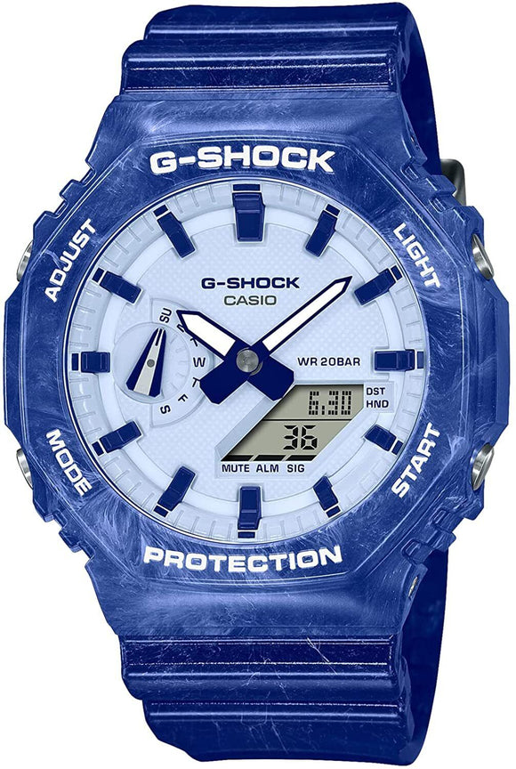 Casio G-Shock Chinese Porcelain Ceramic Patterns Men's Watch GA-2100BWP-2A