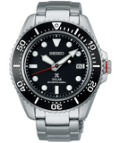 Seiko Prospex Solar Black Dial Stainless Steel Men's Watch SNE589P1