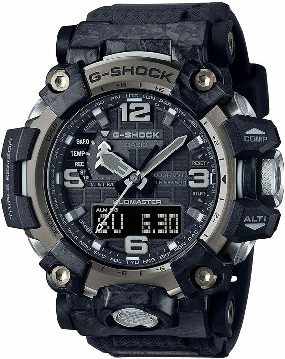 Casio G-Shock Mudmaster Tough Solar Radio Carbon Core Men's Watch GWG-2000-1A1