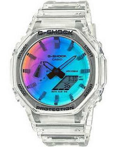 Casio G-Shock "Iridescent Color Series" Rainbow Dial Men's Watch GA-2100SRS-7A