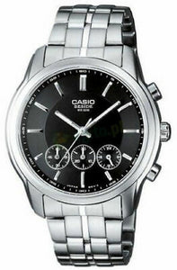 Casio Beside 3 Dial Stainless Steel Men's Watch BEM-504D-1A