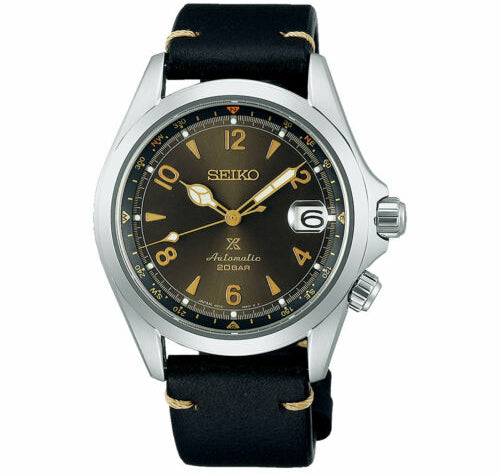 Seiko Prospex Alpinist Leather Strap Automatic Man's Watch SPB209J1