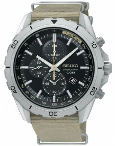 Seiko Criteria Chronograph 100m Quartz Men's Watch SNDH19P1