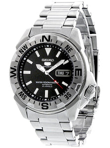 Seiko 5 Sports Black Dial Stainless Steel Automatic Men's Watch SNZE79K1