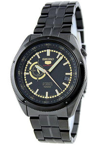 Seiko 5 Sports Automatic Black IP Stainless Steel Men's Watch SSA071J1