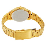 Seiko Quartz 50m Gold Tone Stainless Steel Ladies Watch SUR744P1