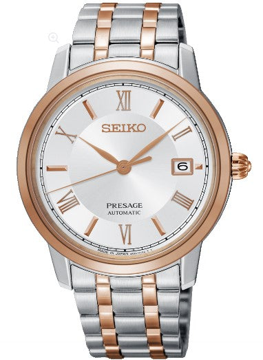 Seiko Presage Automatic Silver Dial Men's Watch SRPC06J1