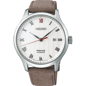 Seiko Presage Zen Garden Leather Strap Automatic Men's Watch SRPG25J1
