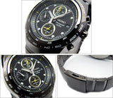 Seiko Chronograph 100m Stainless Steel Men's Watch SNAA87P1