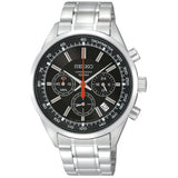 Seiko Chronograph 100m Stainless Steel Men's Watch SSB037P1