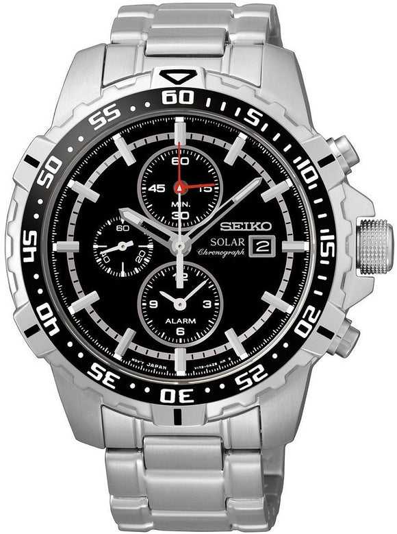 Seiko Solar Alarm Chronograph Men's Watch SSC299P1