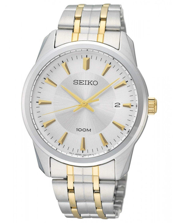 Seiko Quartz Two Tone Stainless Steel Men's Watch SGEG07P1