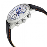 Seiko Sports Chronograph Quartz Tachymeter Leather Strap Men's Watch SSB209P1